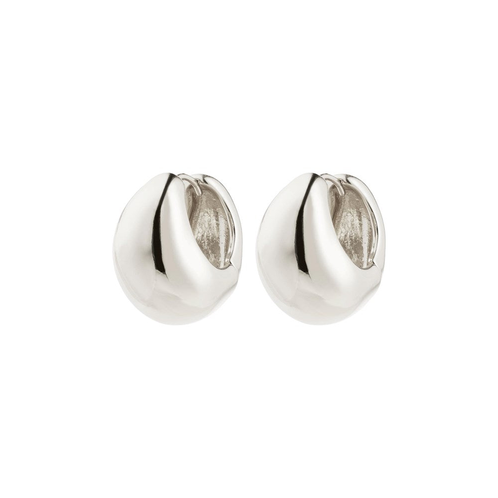 Free Recycled Earrings - Silver Plated
