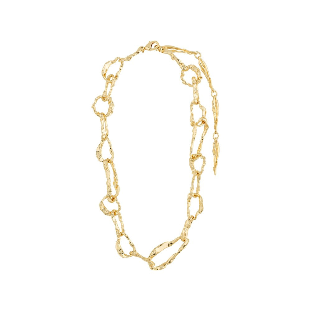 Believe Recycled Chain Necklace - Gold Plated