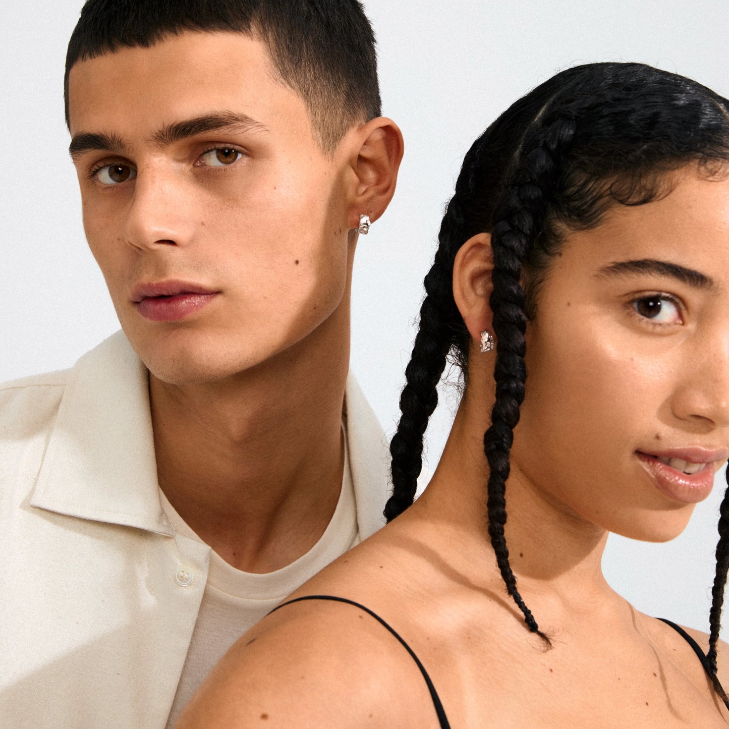 Instant Recycled Earrings - Silver Plated