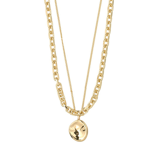 Sparkle Necklace 2-In-1 Set - Gold Plated