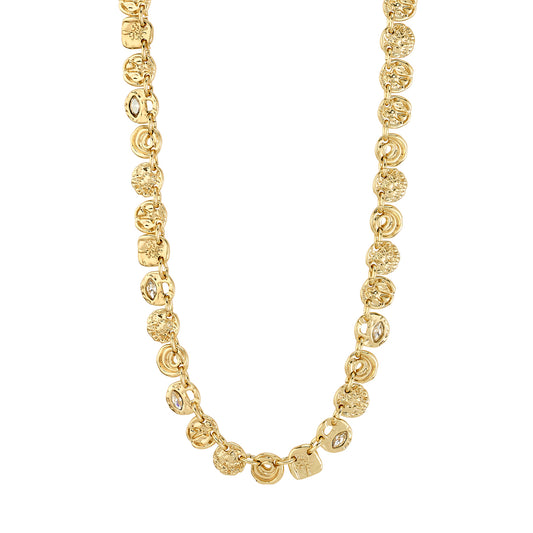 Fire Necklace - Gold Plated