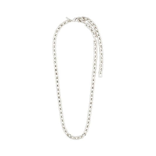 Feel Recycled Necklace - Silver Plated