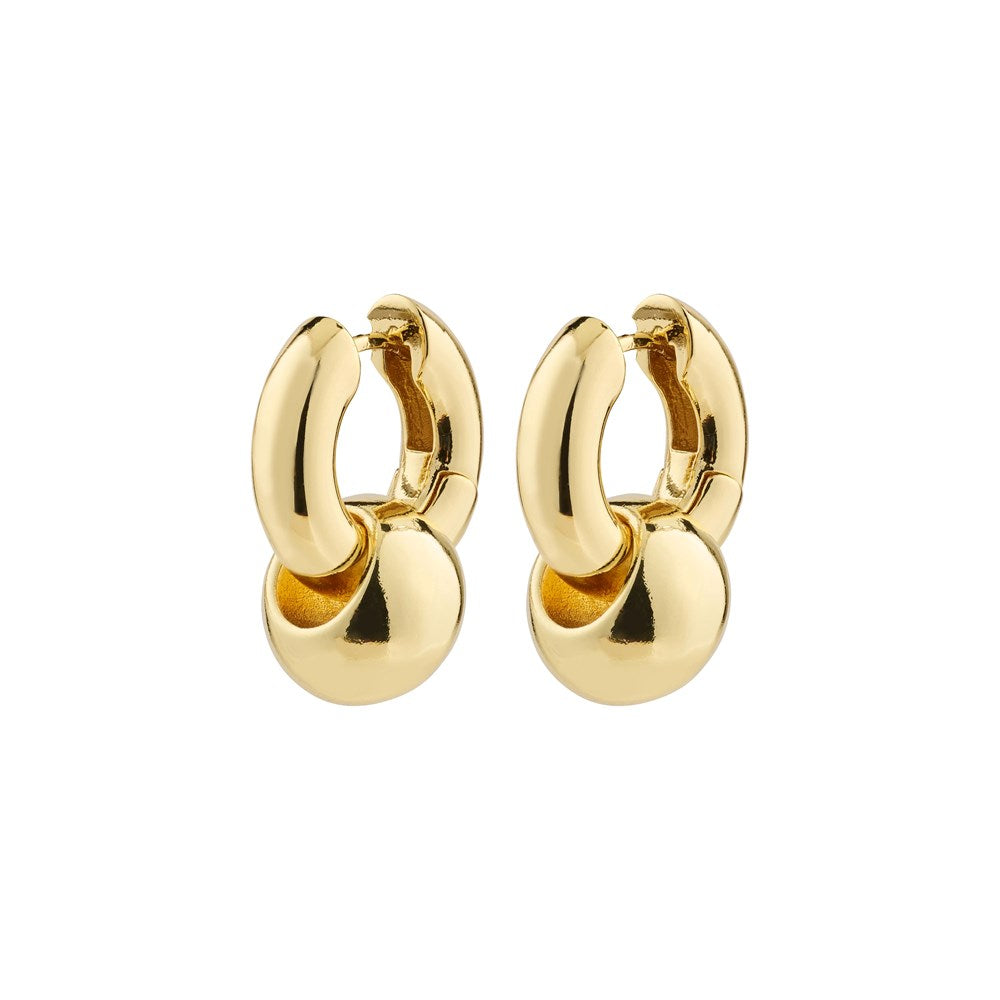 Intent Recycled Earrings - Gold Plated