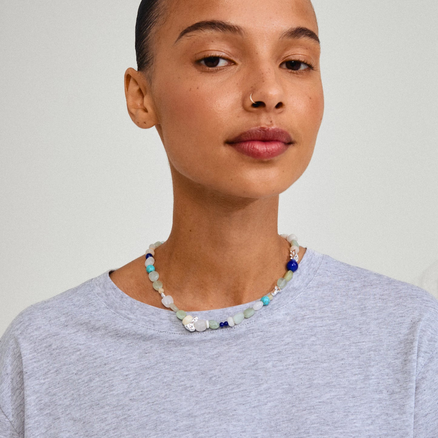 Dream Necklace Blue/- Silver Plated
