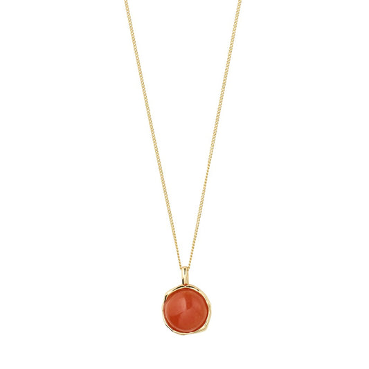 Sense Necklace - Gold Plated/Agate