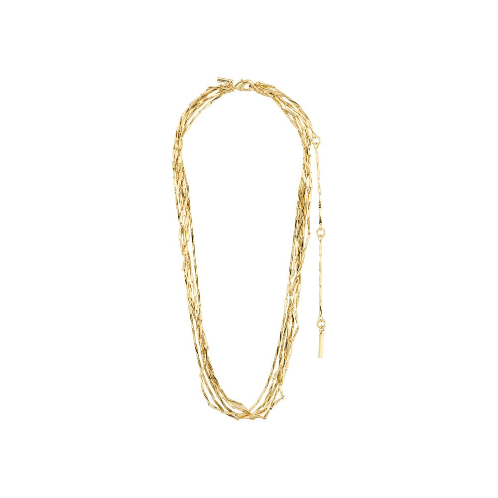 Connect Recycled Necklace - Gold Plated