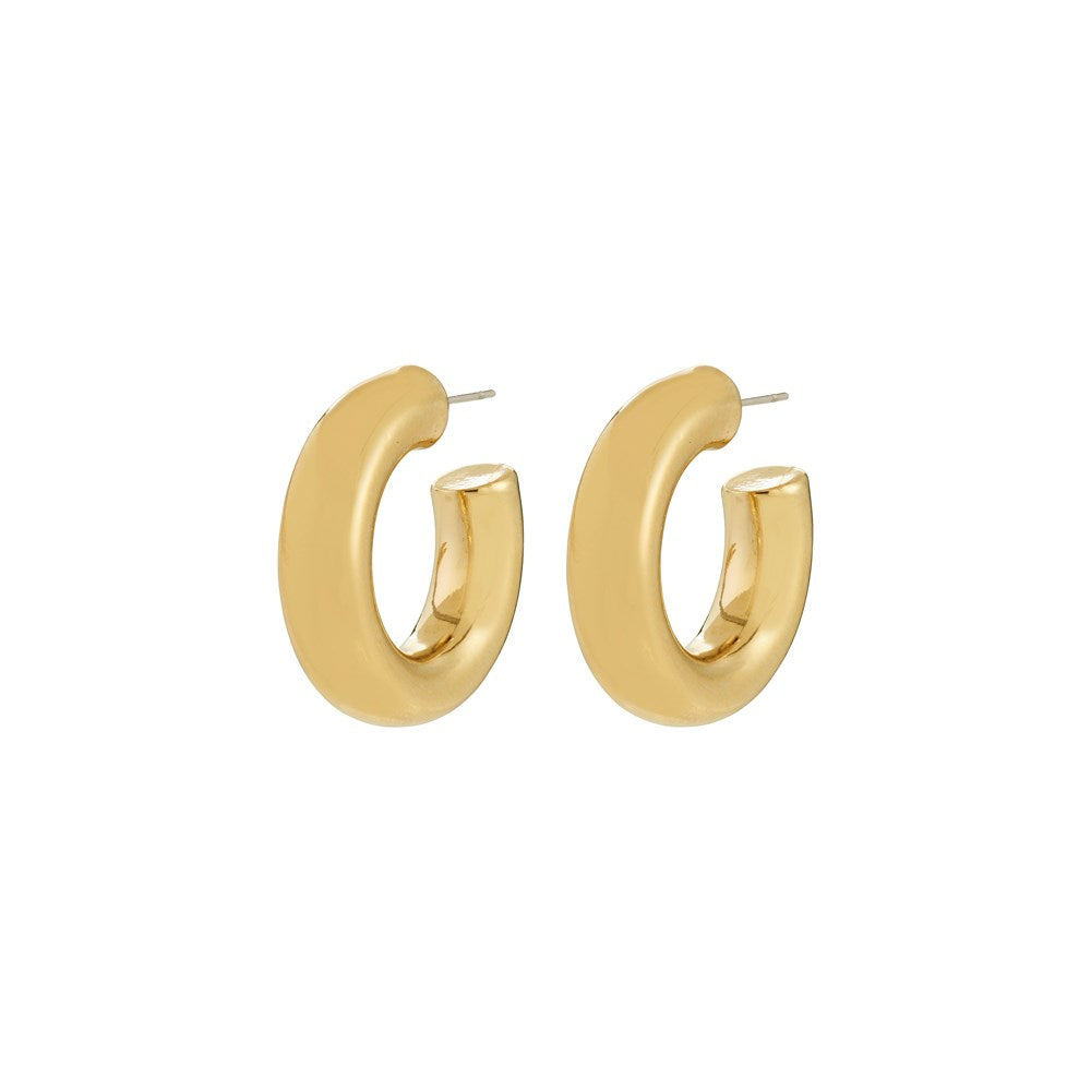 Phase Recycled Earrings - Gold Plated