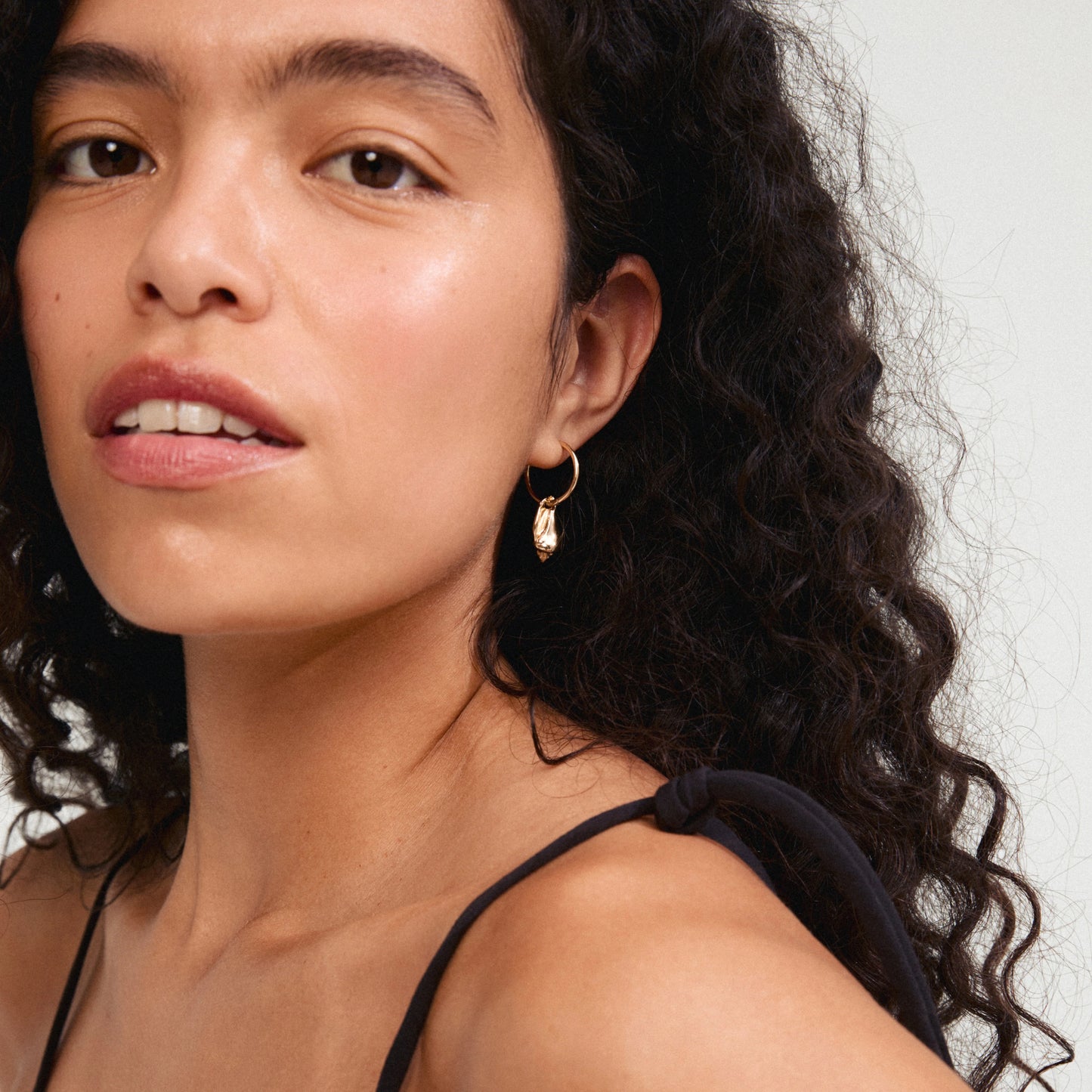 Breeze Hoops - Gold Plated