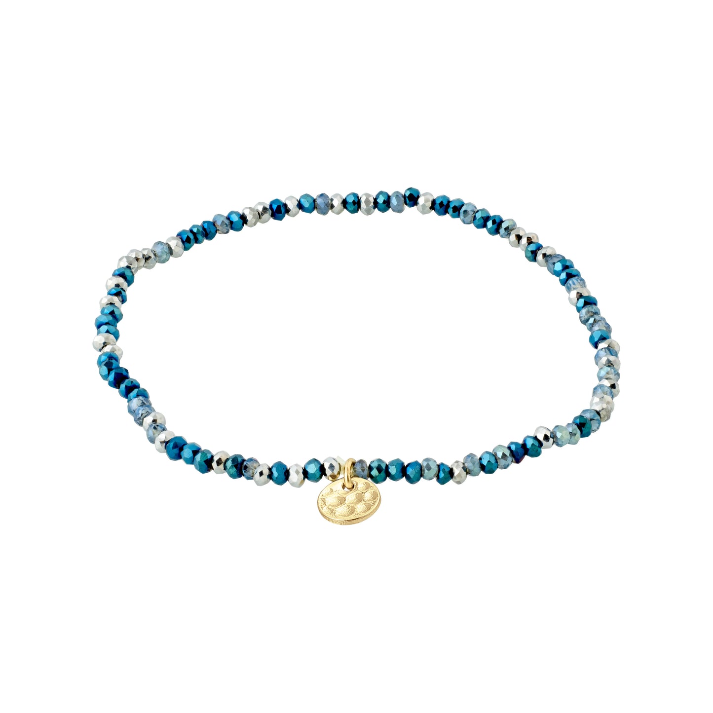 Indie Bracelet - Gold Plated - Blue