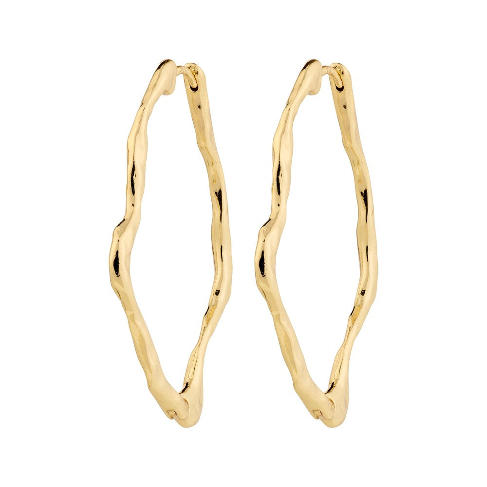 Dylan Recycled Earrings - Gold Plated