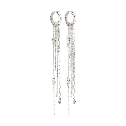 Drue Earrings - Silver Plated