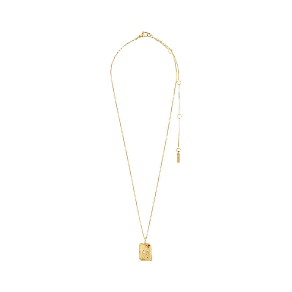 Cancer Recycled Zodiac Sign Necklace - Gold Plated