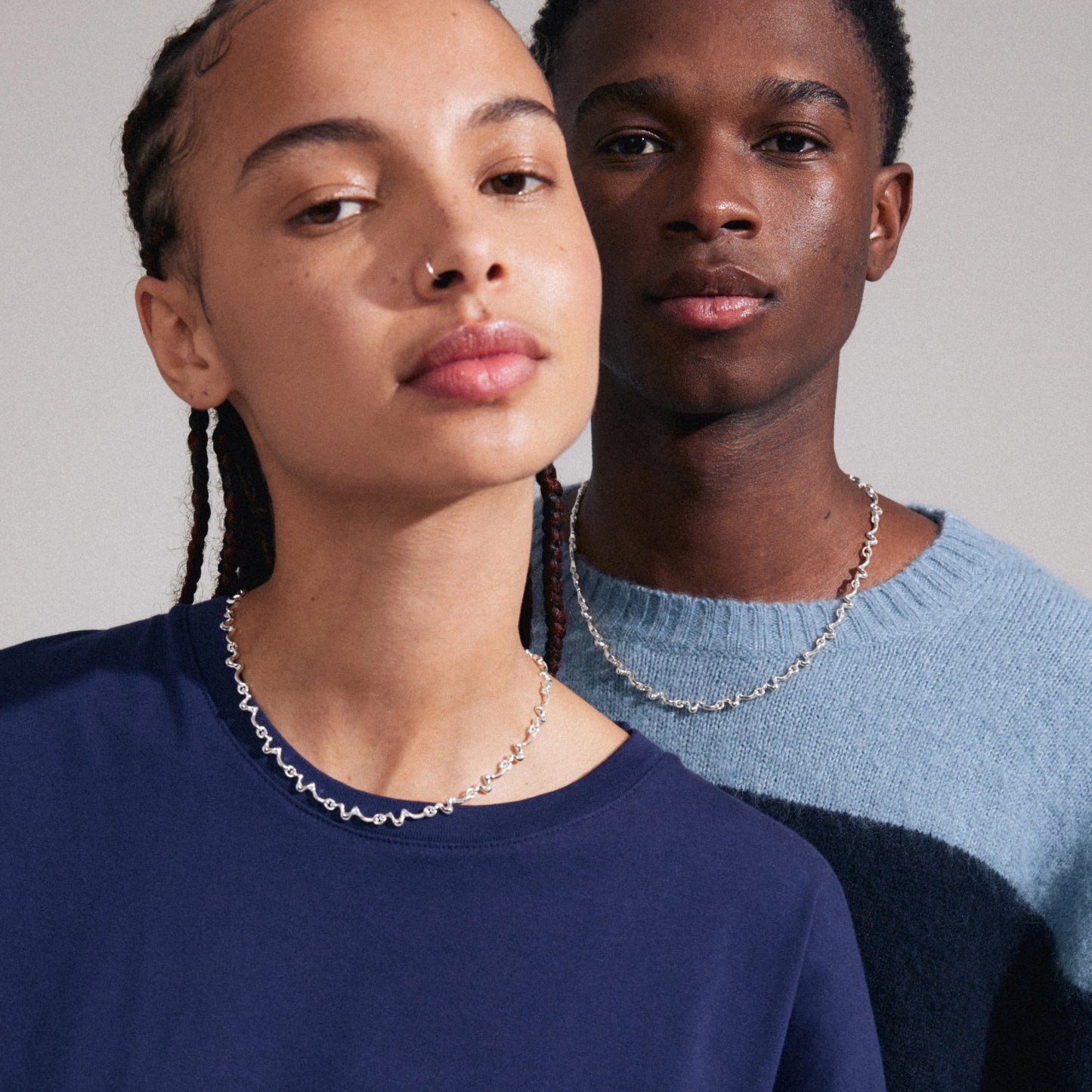 Penelope Recycled Necklace - Silver Plated