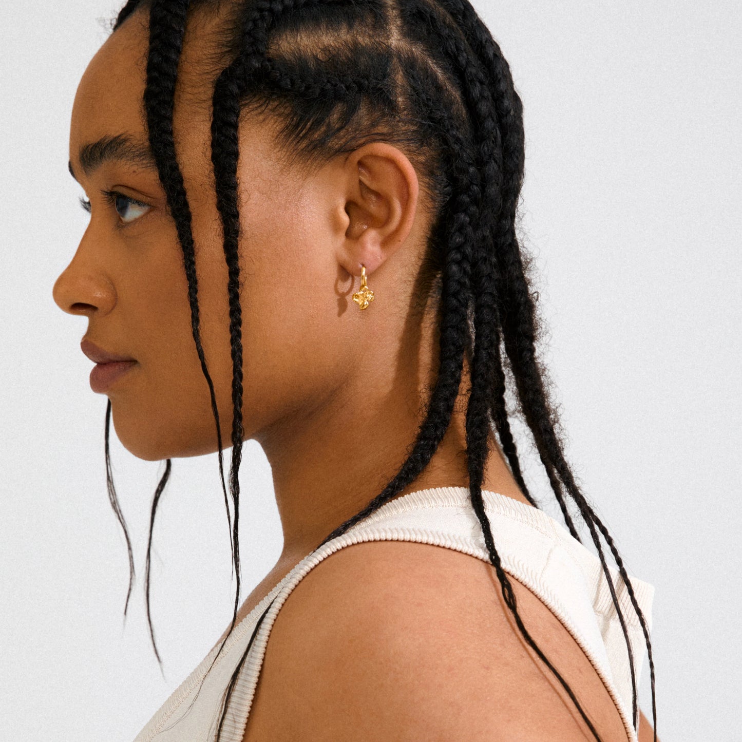 Luis Recycled Earrings - Gold Plated