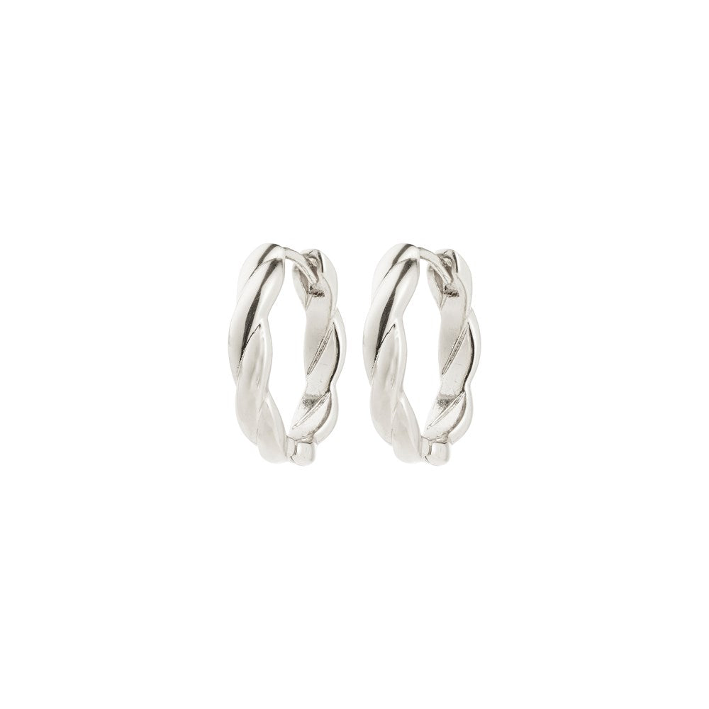 Declan Recycled Earrings - Silver Plated