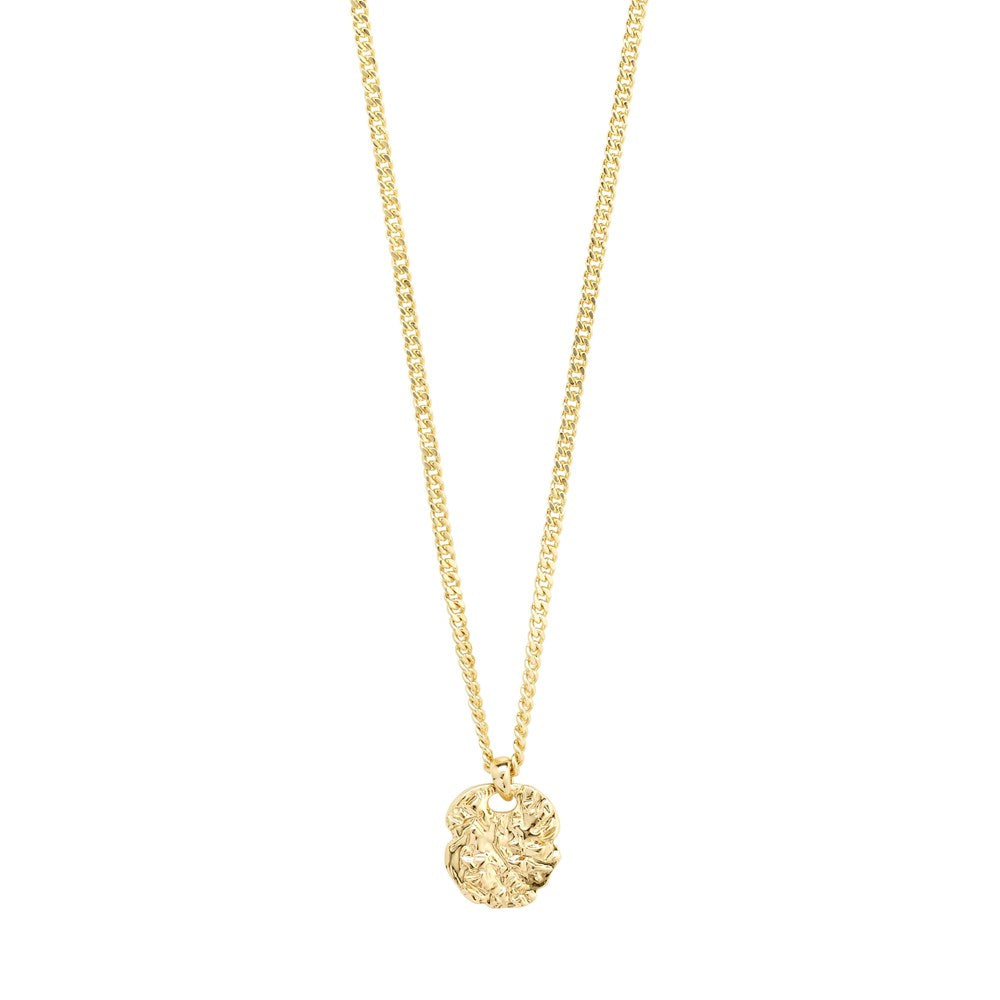 Scottie Recycled Coin Necklace - Gold Plated