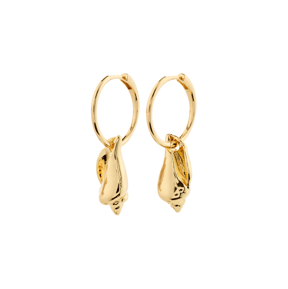 Breeze Hoops - Gold Plated