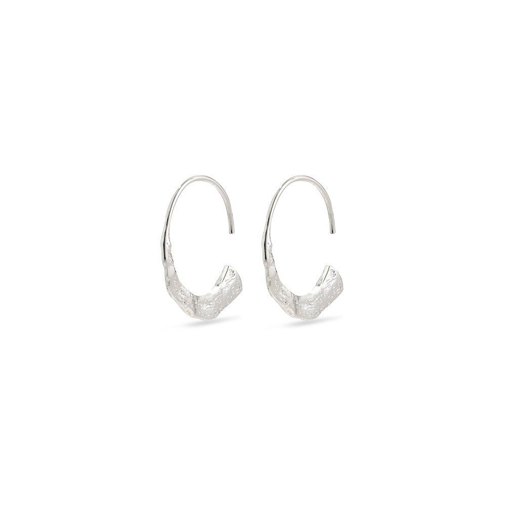 Valkyria Pi Hoops - Silver Plated