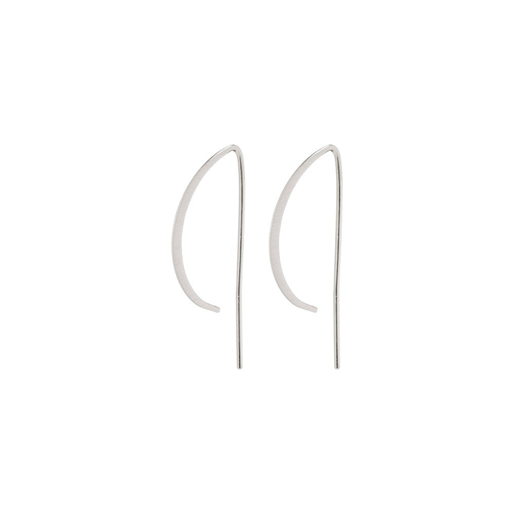 Peony Pi Earrings - Silver Plated