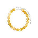 Still Necklace - Silver Plated/Yellow