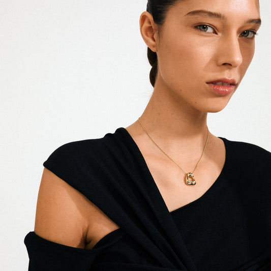 Free Recycled Necklace - Gold Plated
