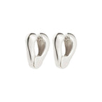 Free Recycled Earrings - Silver Plated
