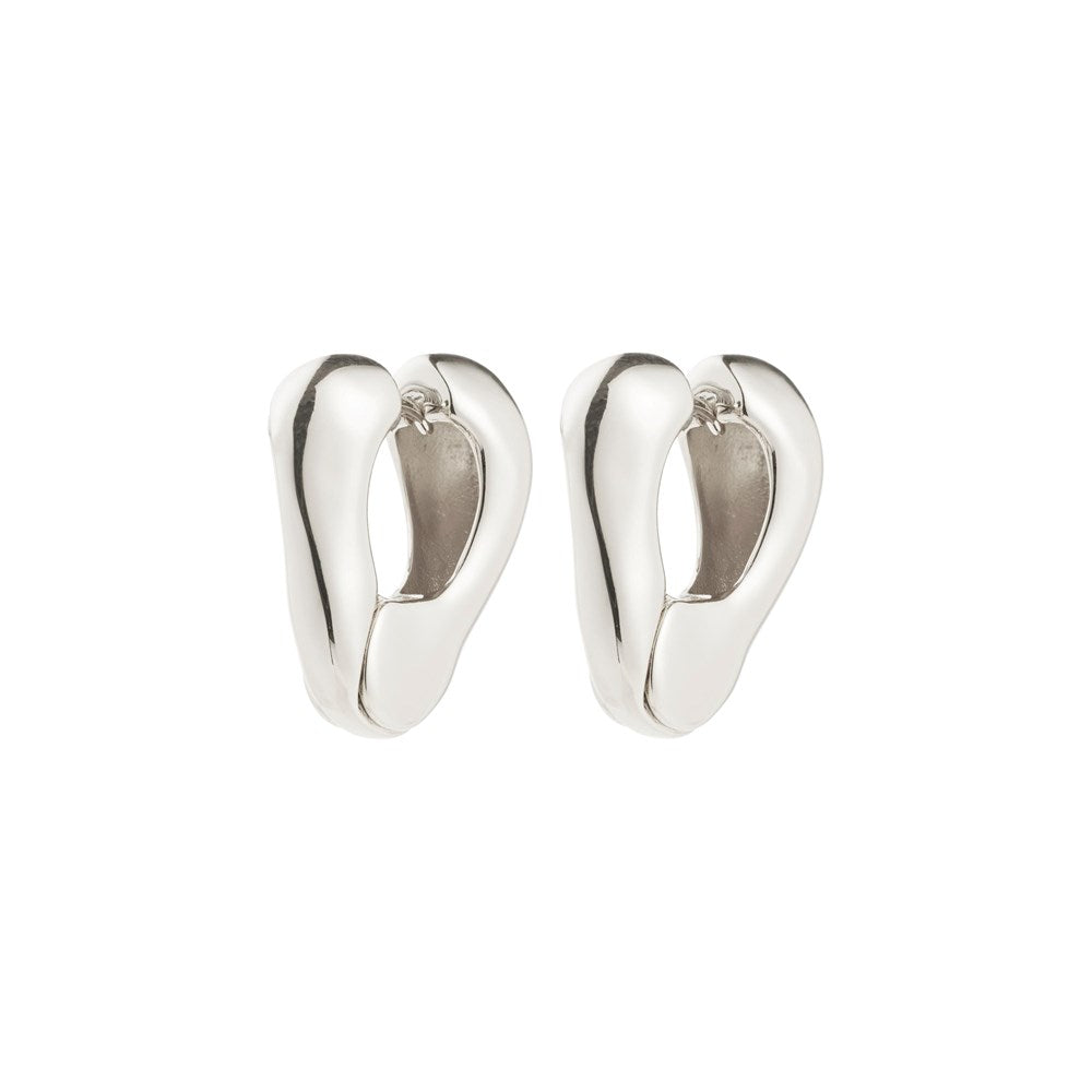 Free Recycled Earrings - Silver Plated