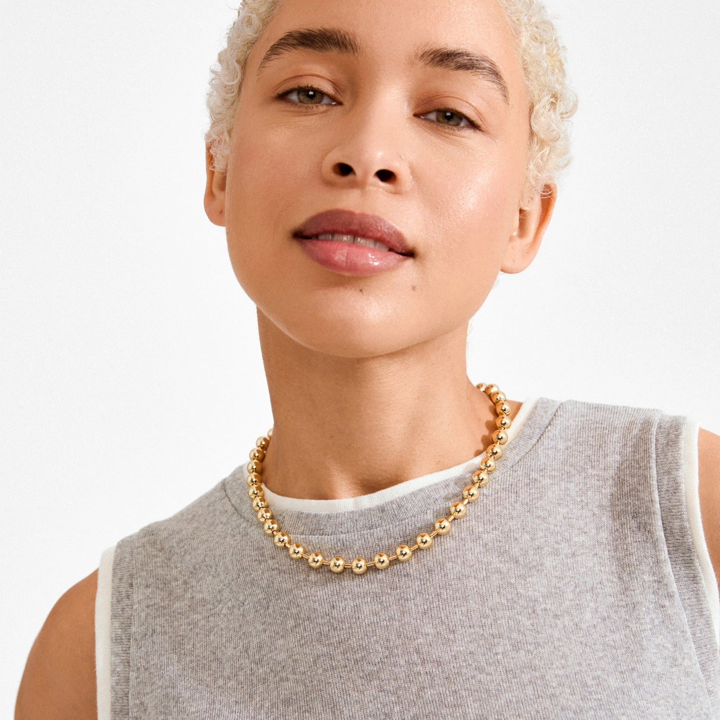 Air Necklace - Gold Plated