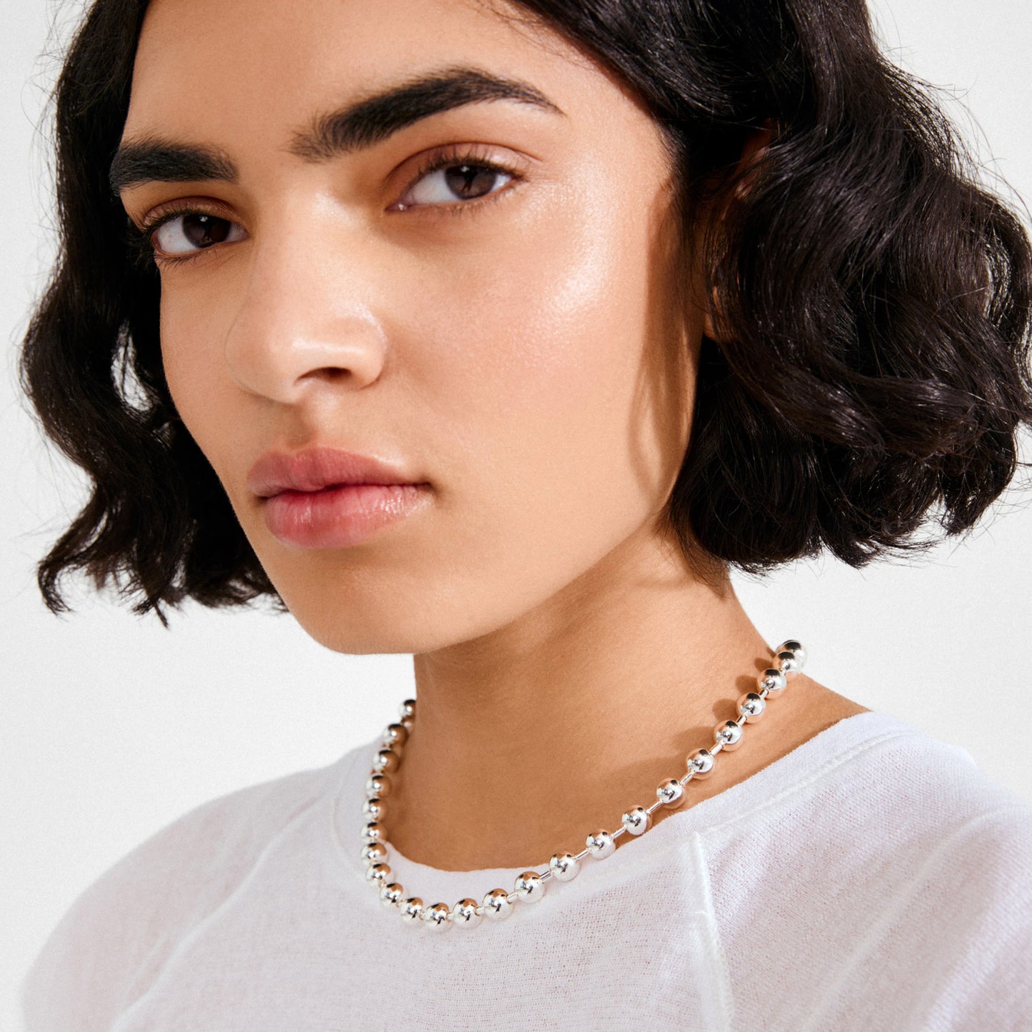 Air Necklace - Silver Plated