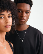 Presence Coin Necklace - Silver-Plated
