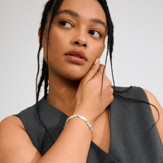 Instant Recycled Bracelet - Silver Plated