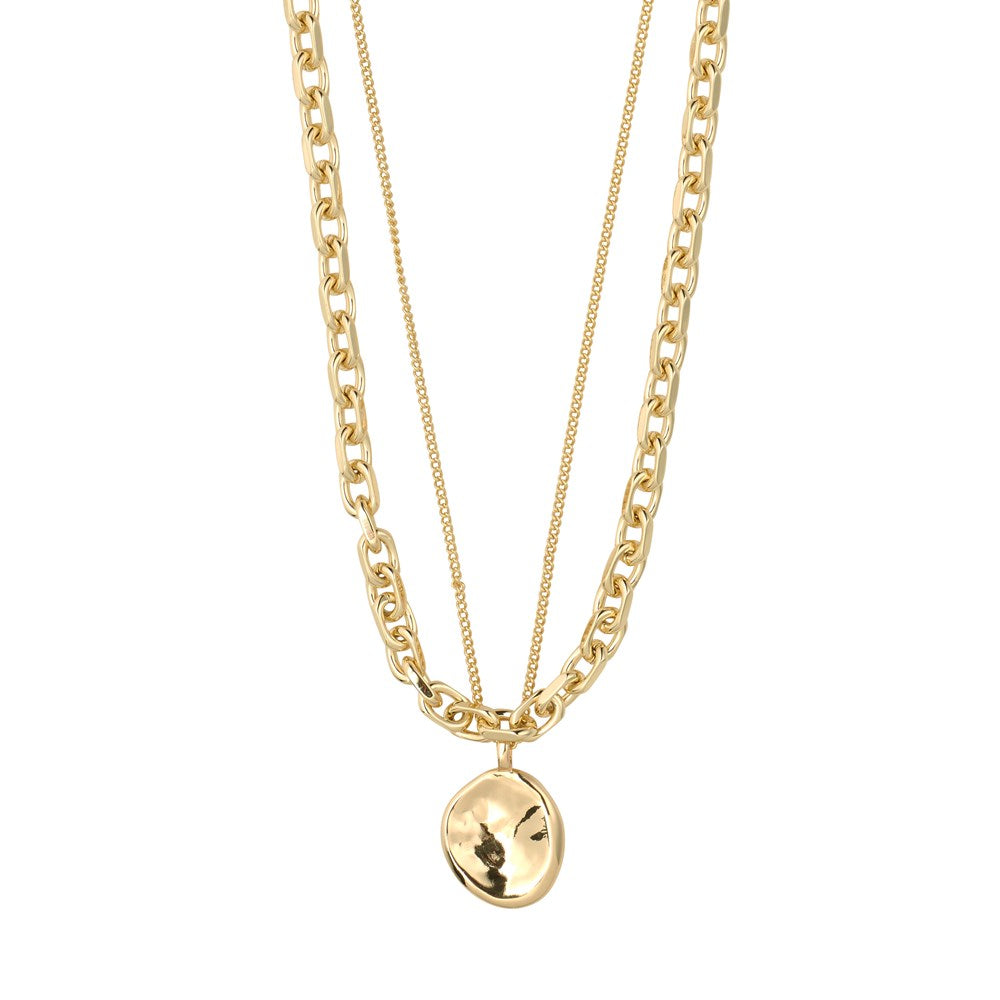 Sparkle Necklace 2-In-1 Set - Gold Plated