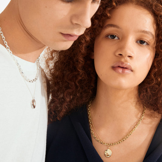 Sparkle Necklace 2-In-1 Set - Gold Plated