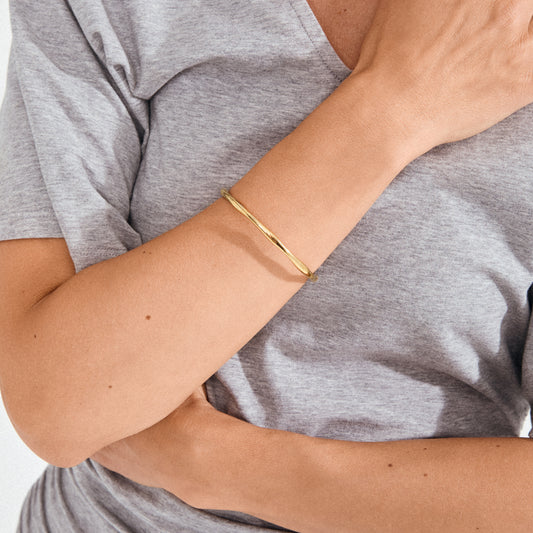 Haze Bangle - Gold Plated