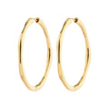 Haze Hoop Earrings - Gold Plated