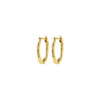 Now Hoop Earrings - Gold Plated
