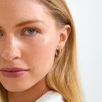 Now Hoop Earrings - Gold Plated