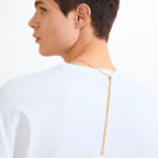 Now Necklace - Gold Plated/Red