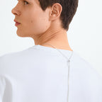 Now Necklace - Silver Plated/Black