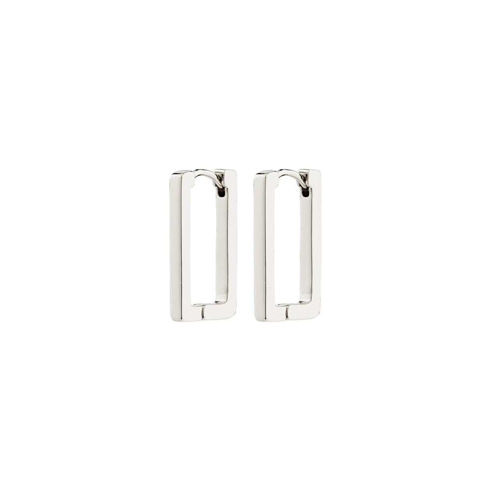 Feel Recycled Earrings - Silver Plated