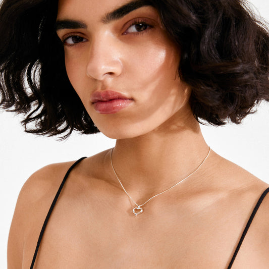 Iris Necklace - Silver Plated