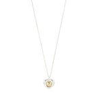 Nova Heart Necklace - Silver Plated