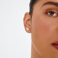 Nova Earrings 2-In-1 Set - Silver Plated