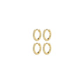 Root Earrings 2-In-1 Set - Gold Plated