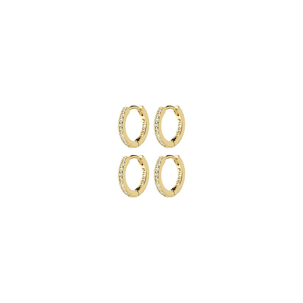 Root Earrings 2-In-1 Set - Gold Plated