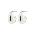 Intent Recycled Earrings - Silver Plated