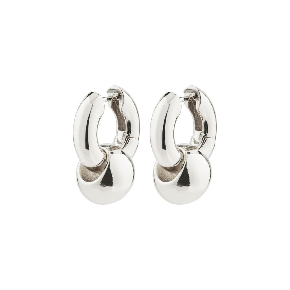 Intent Recycled Earrings - Silver Plated