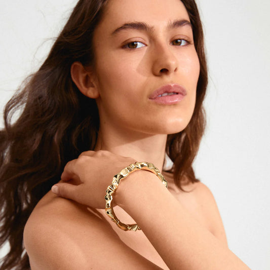 Sunset Recycled Bracelet - Gold Plated