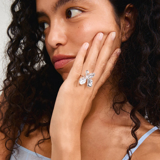 Dream Statement Ring - Silver Plated