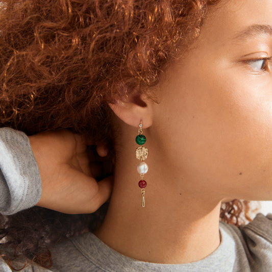 Sense Earrings - Gold Plated/Multi